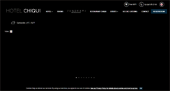 Desktop Screenshot of hotelchiqui.com
